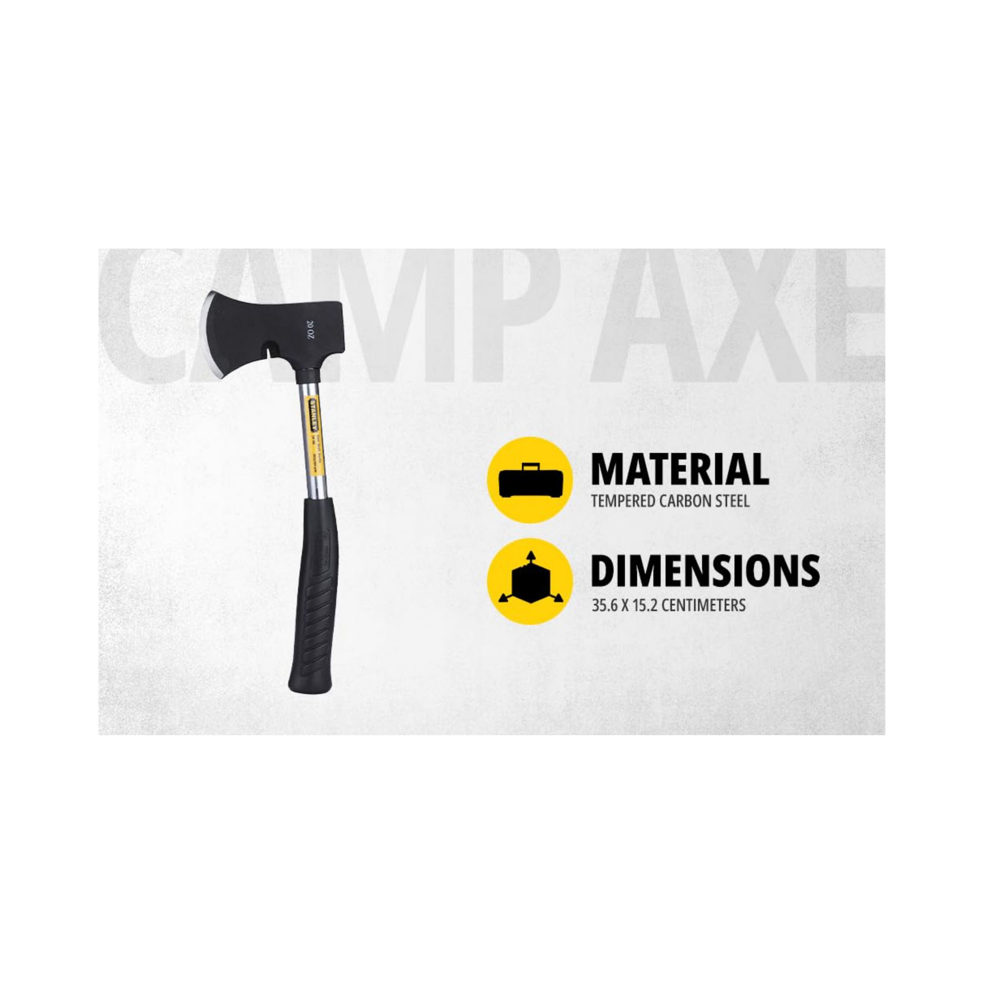 STANLEY Carbon Steel Camp Axe 54-105