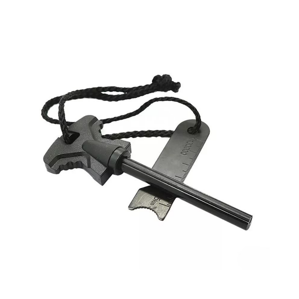 Fire Starter Flint Steel Striker with Magnesium Rod