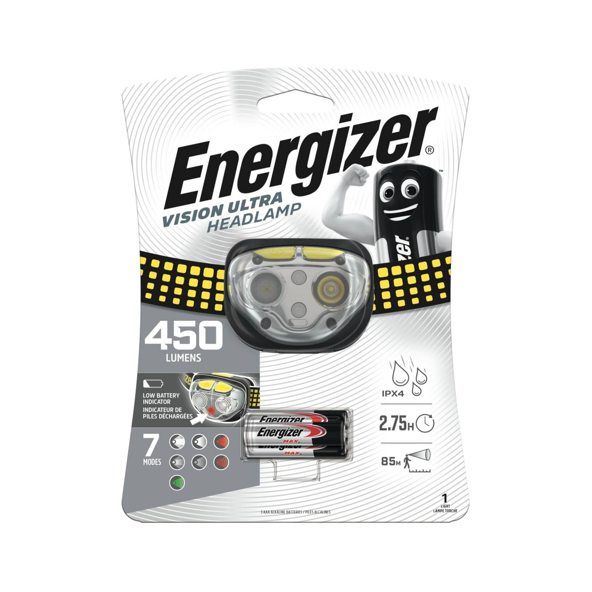 Energizer Vision Ultra LED Headlight IPX4 Waterproof