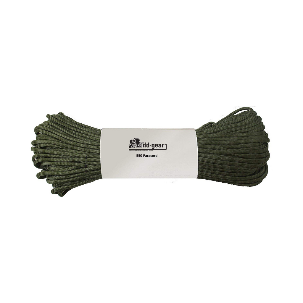 ADD GEAR Military Grade Paracord - 550 lbs, 7 Strand, 4mm, 100% Nylon