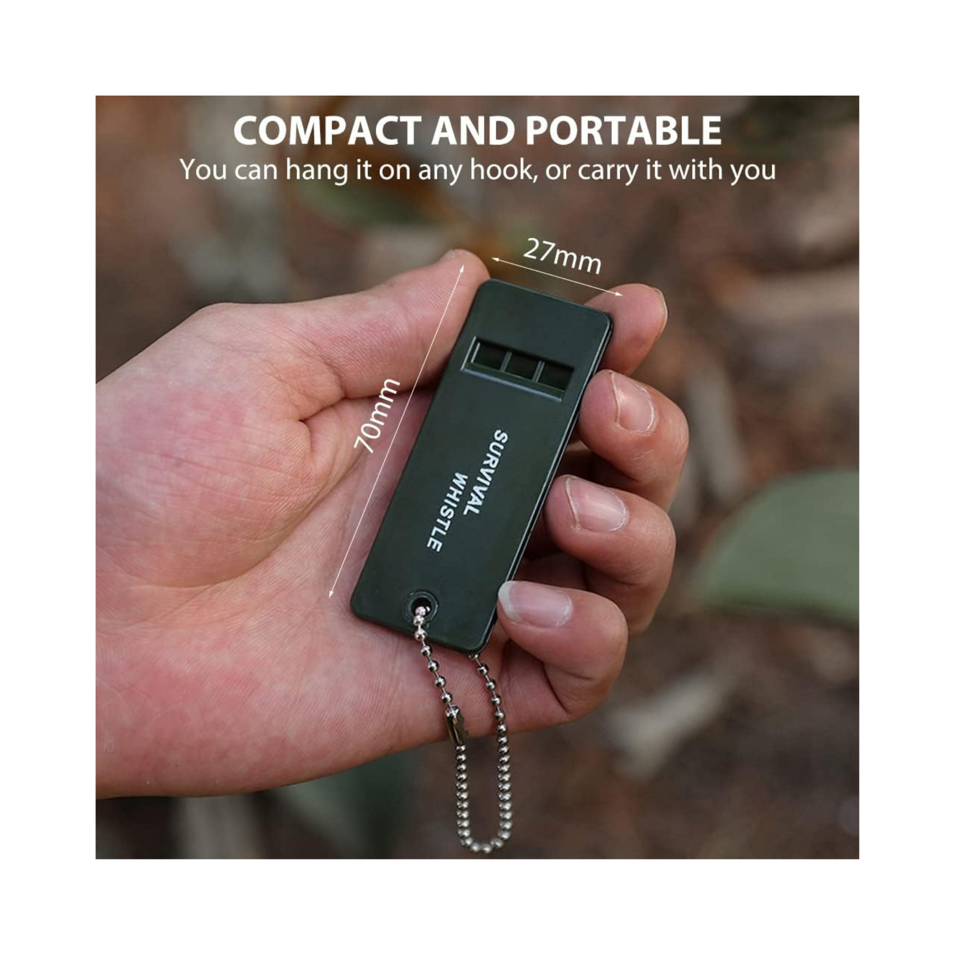 High Pitch Multi-Audio Survival Whistle 120db