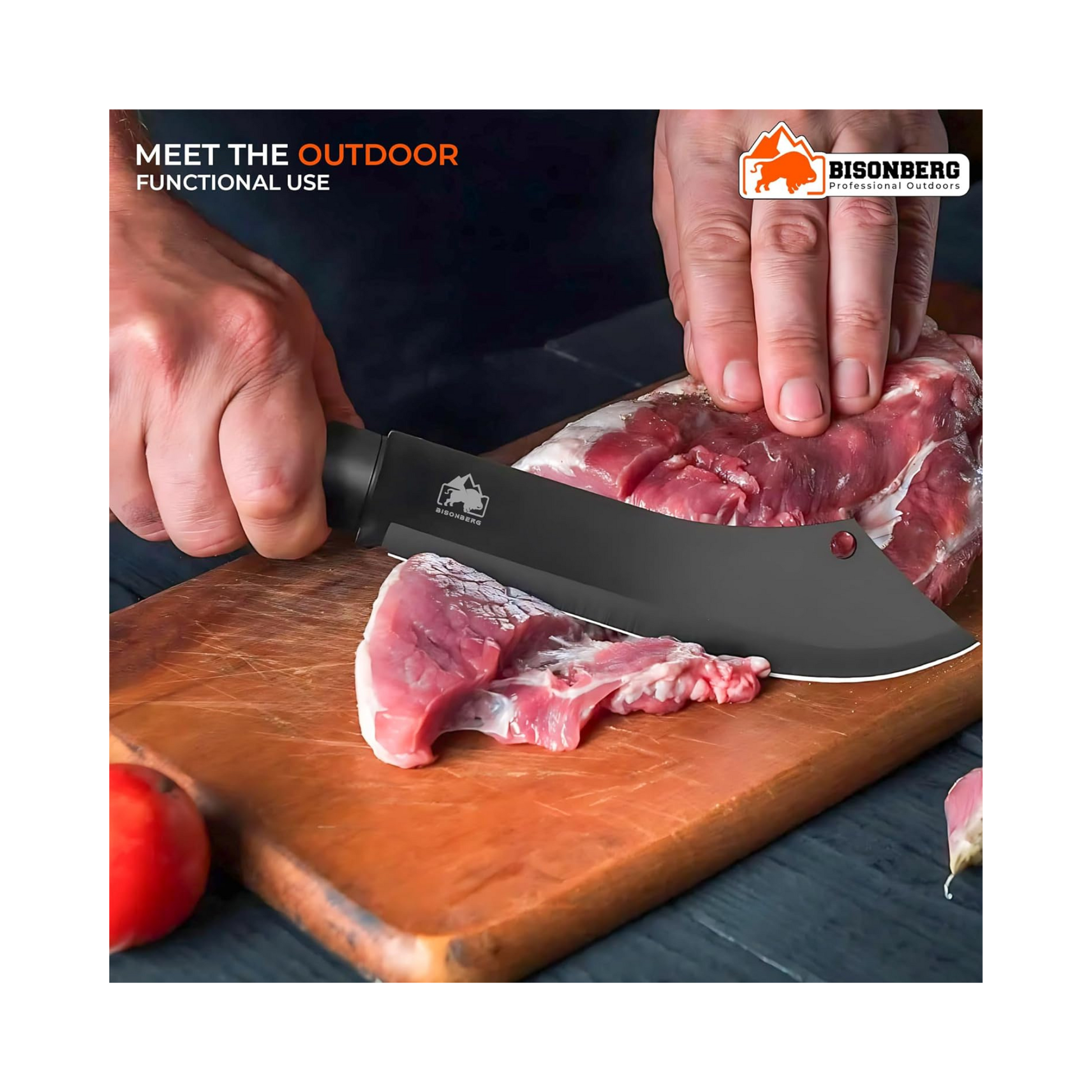 Bisonberg Curved Survival Knife