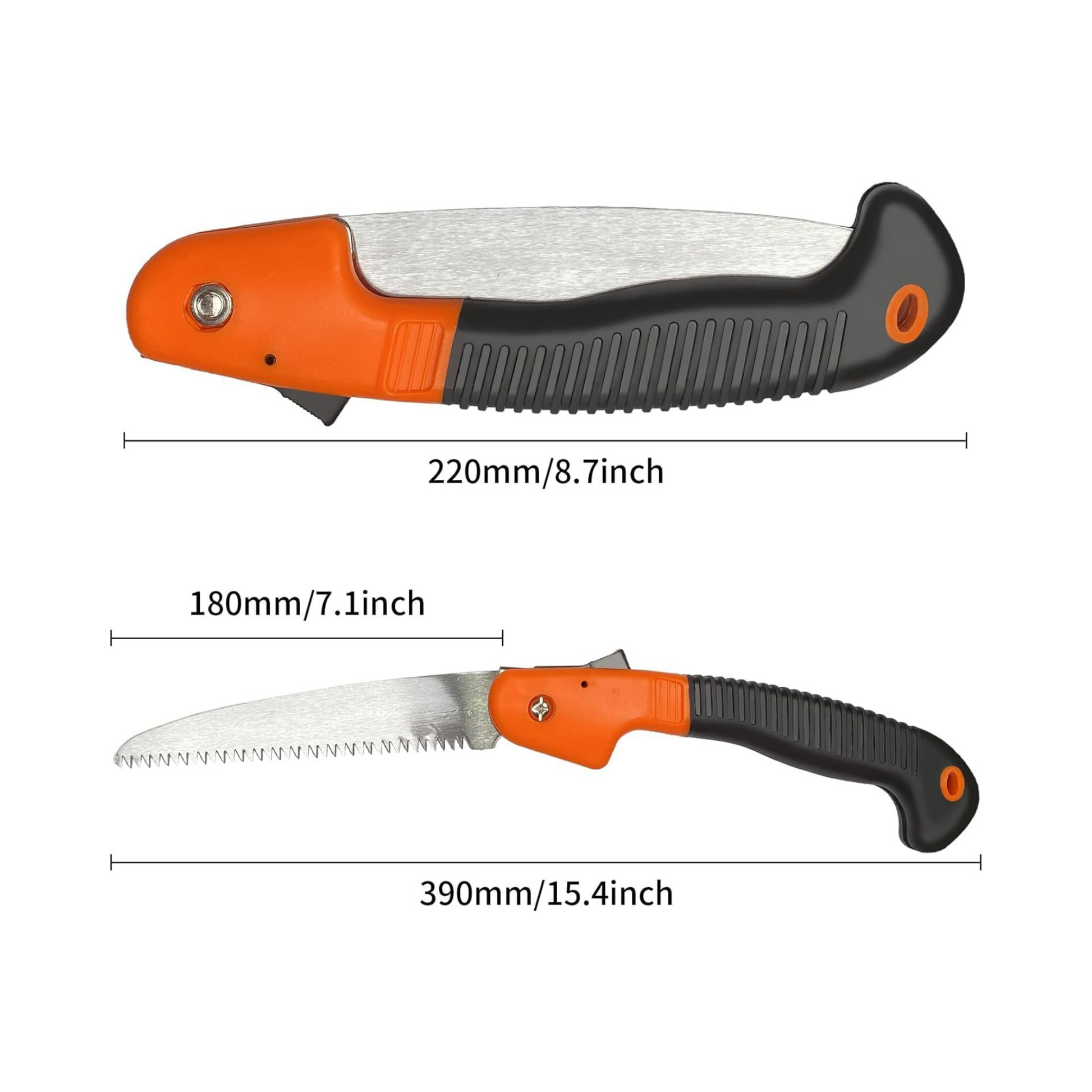 7" Folding Mini Hand Saw - High Carbon Steel Blade