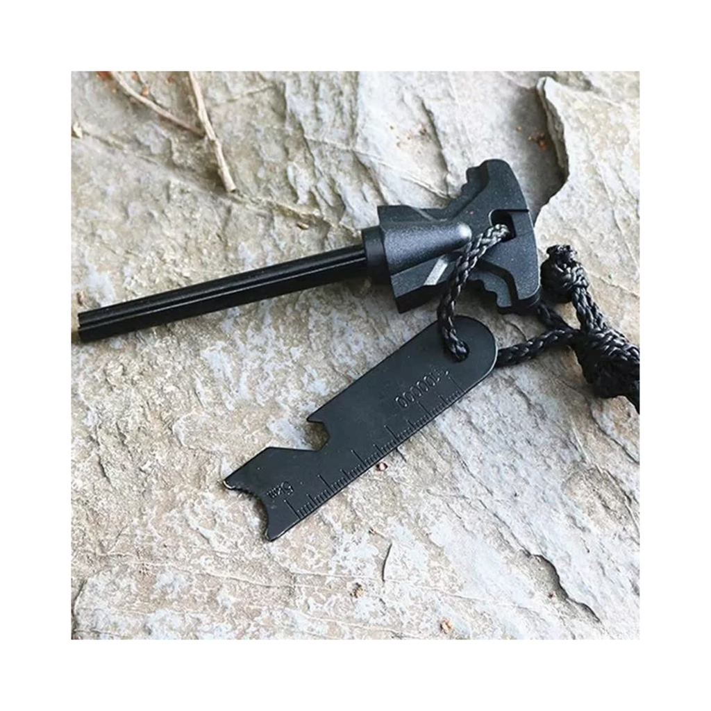 Fire Starter Flint Steel Striker with Magnesium Rod