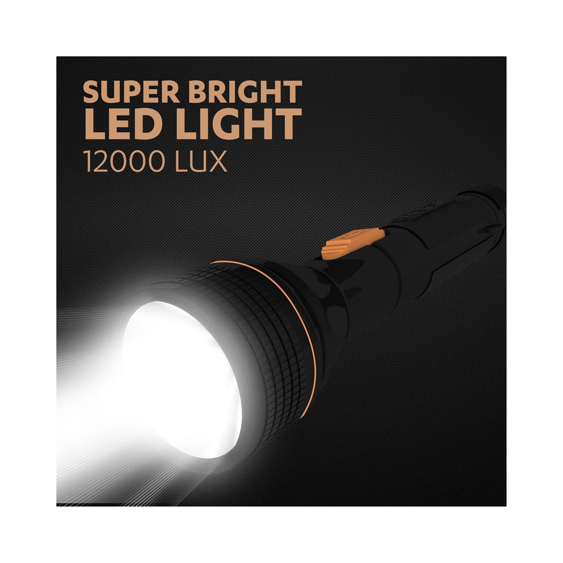 Duracell LED Torch Light Super Bright 12000 LUX