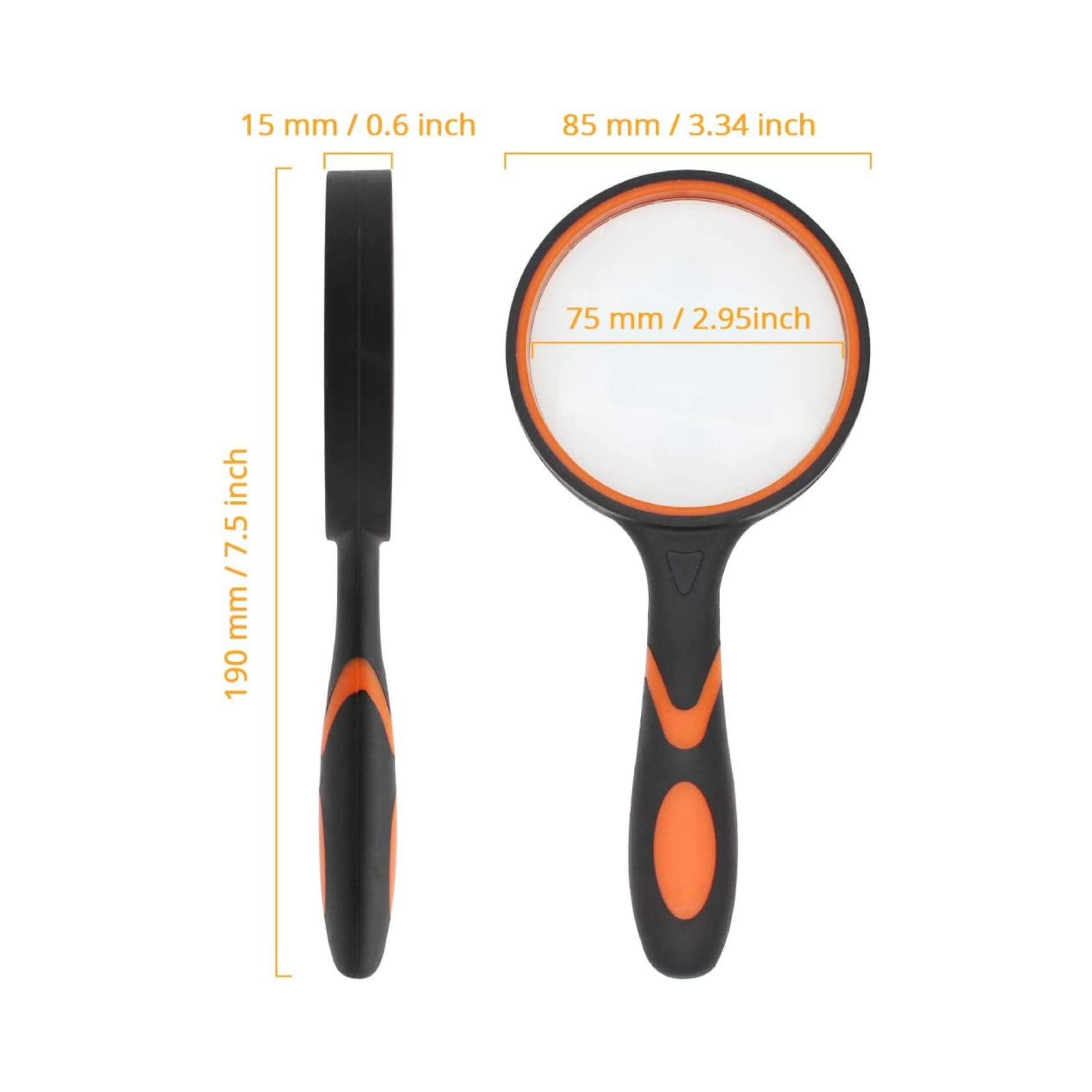 Outdoor Magnifying Glass 75mm Lens