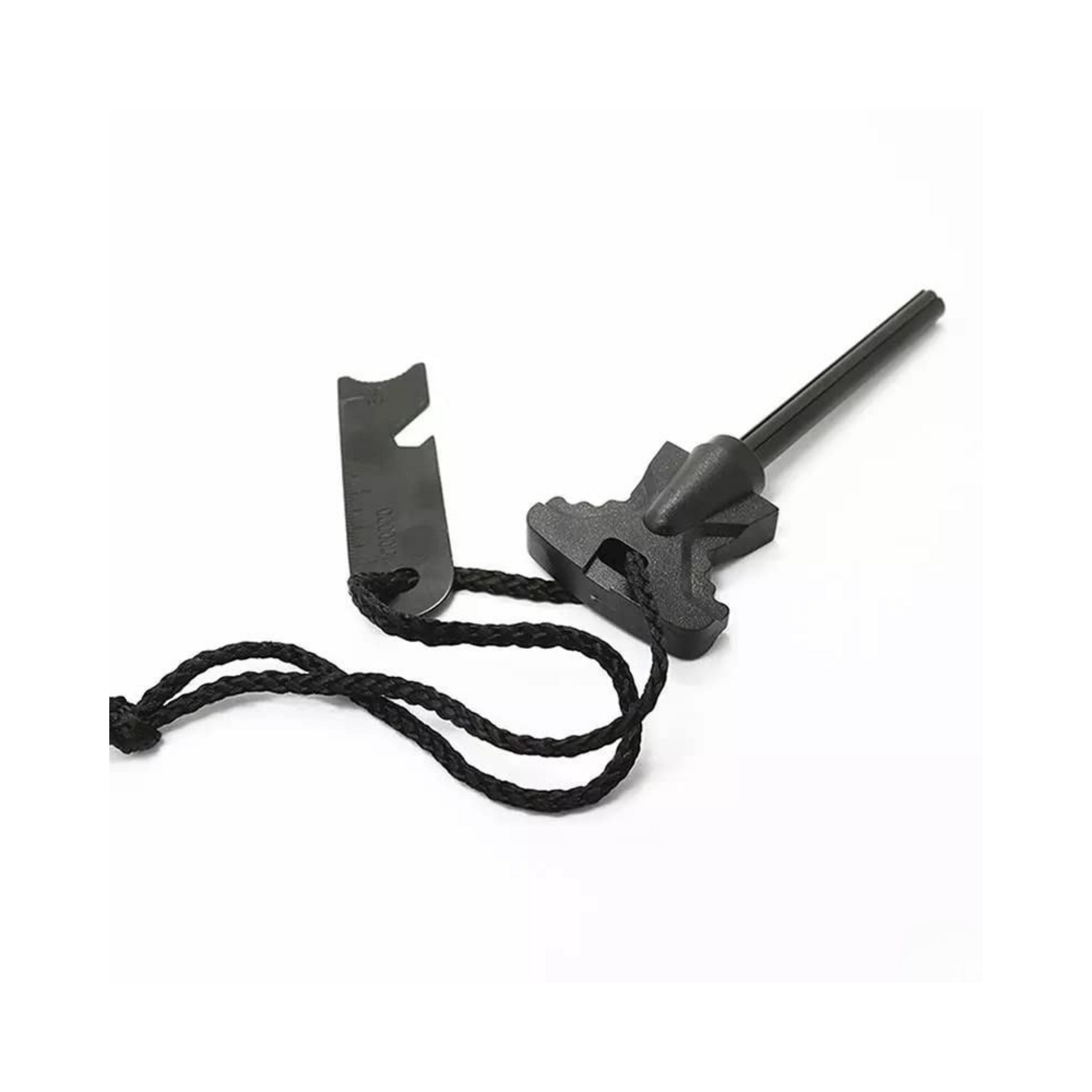 Fire Starter Flint Steel Striker with Magnesium Rod