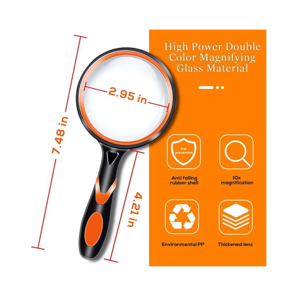 Outdoor Magnifying Glass 75mm Lens