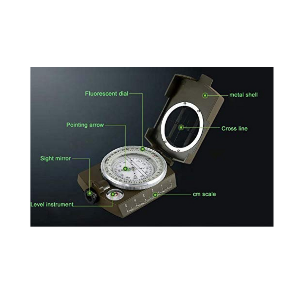 Waterproof Compass Military Grade High Accuracy Metal Build