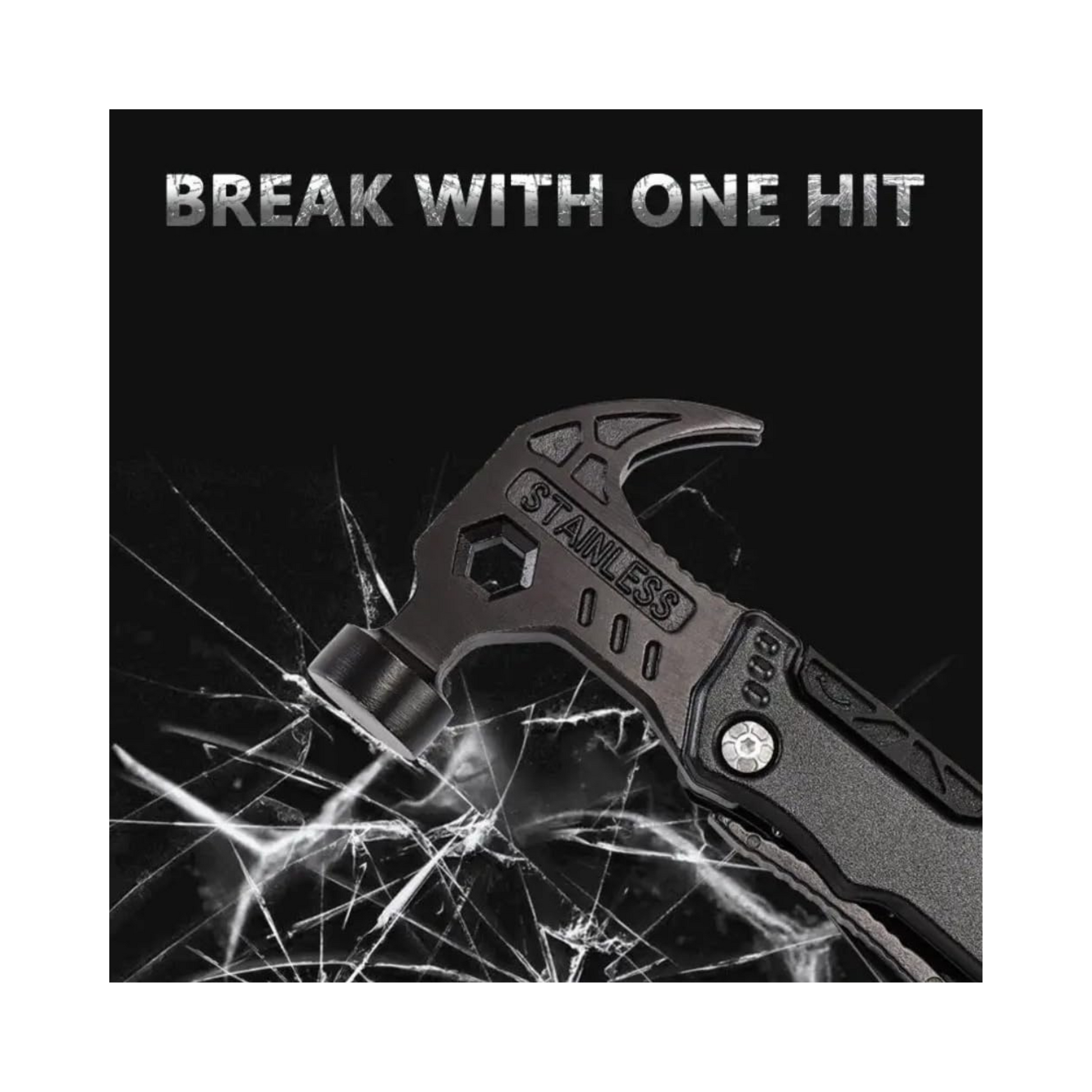 16 in 1 Multi-Tool Hammer Stainless Steel