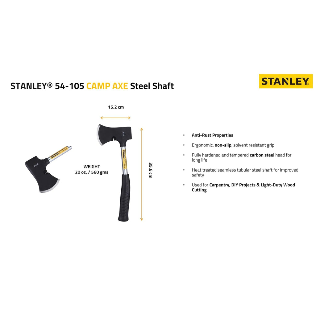 STANLEY Carbon Steel Camp Axe 54-105
