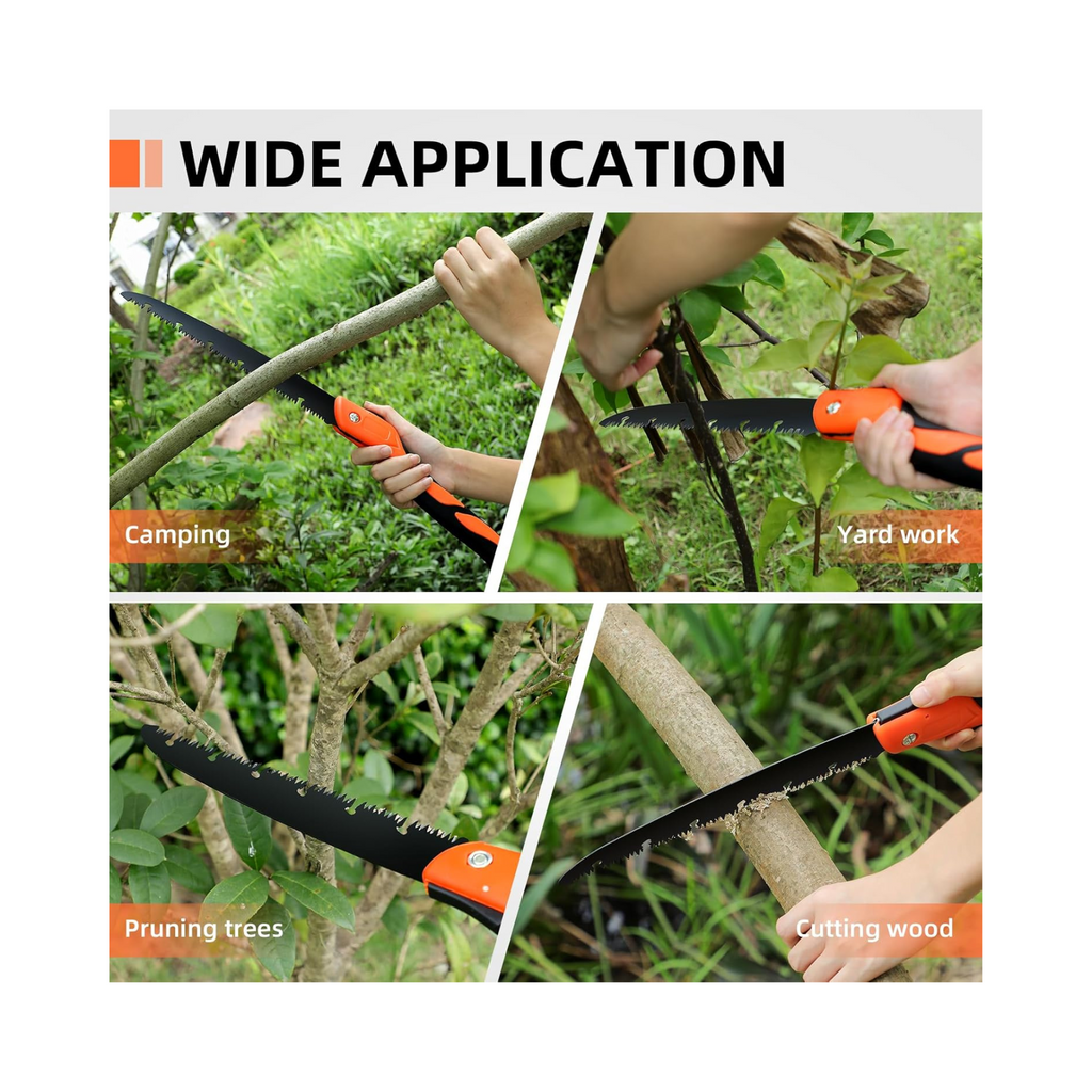 10'' Folding Hand Saw – Japanese SK-5 High Carbon Steel Blade