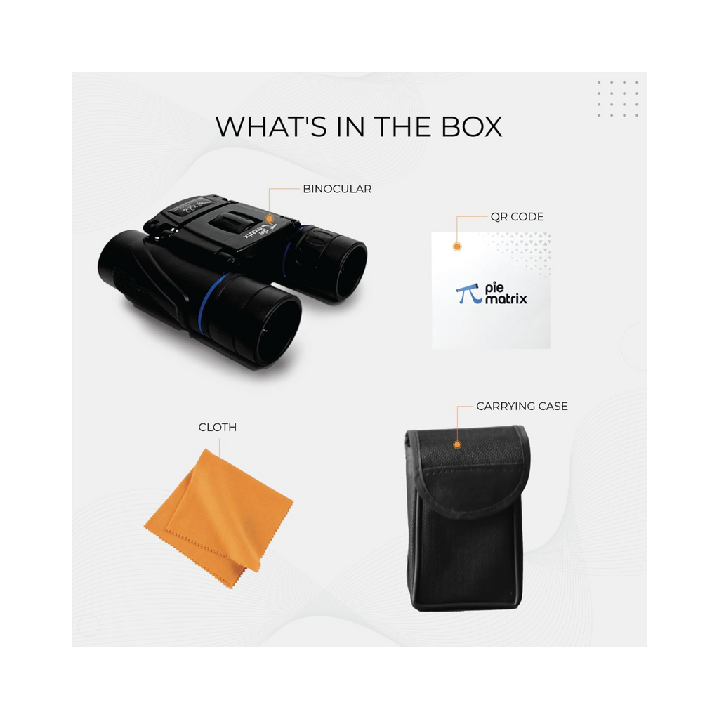 Pie Matrix Sport Binoculars 8X22 Magnification (Compact)