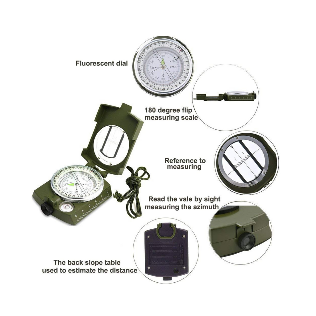 Waterproof Compass Military Grade High Accuracy Metal Build