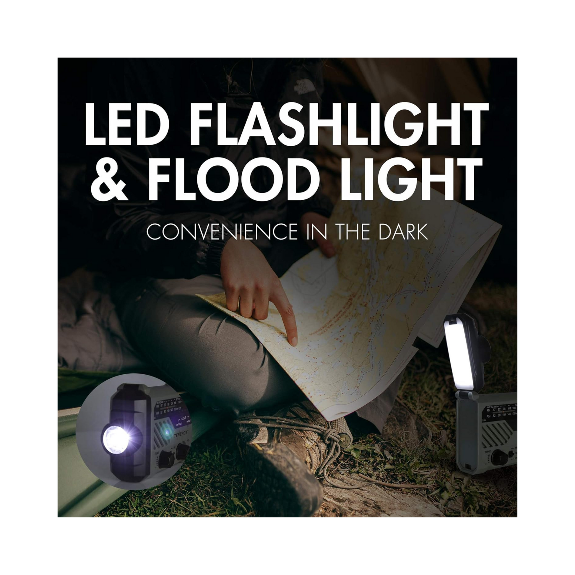 Tenergy Multifunctional Hand Crank Emergency Radio