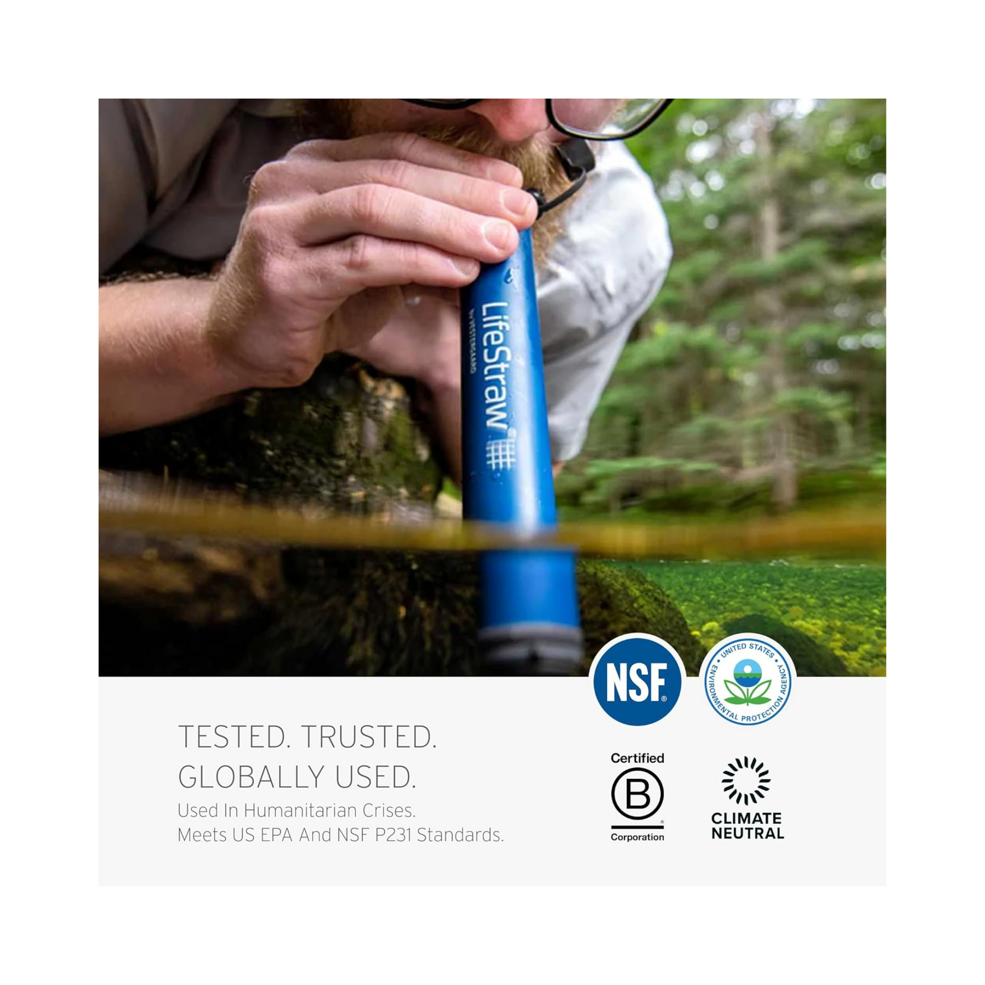 Life Staw Personal Portable Water Purifier - 200ml