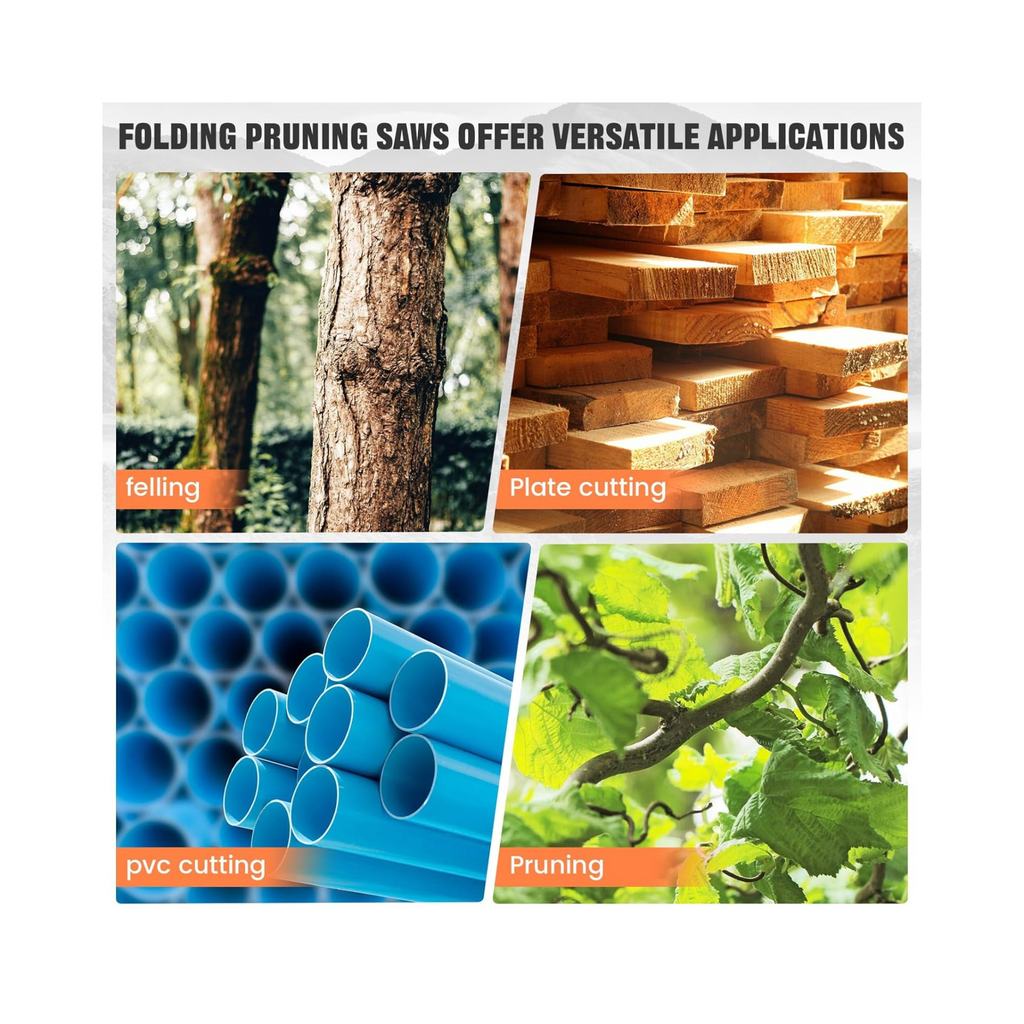 10'' Folding Hand Saw – Japanese SK-5 High Carbon Steel Blade