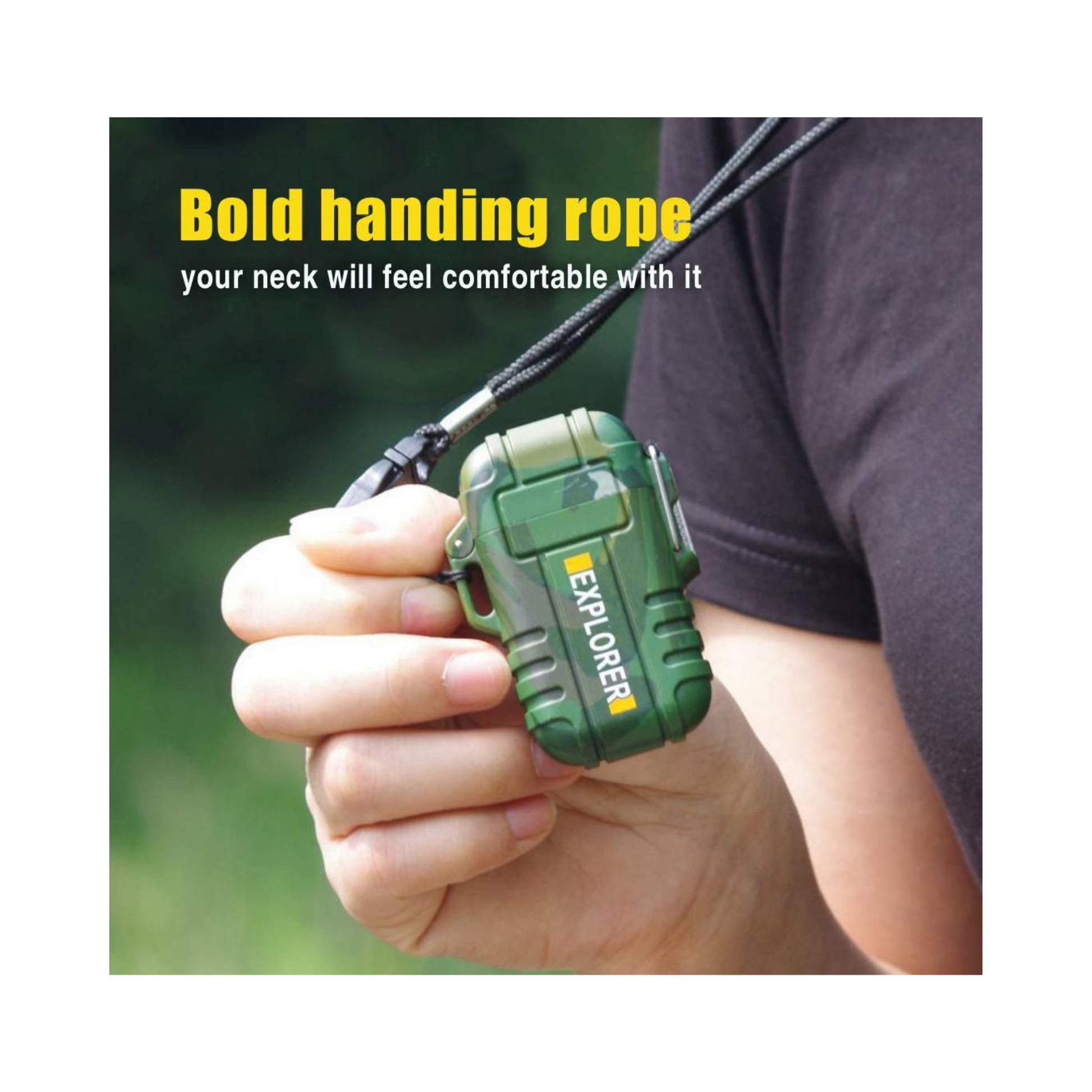 Electric Arc Lighter Dual Plasma Beam Waterproof & Windproof