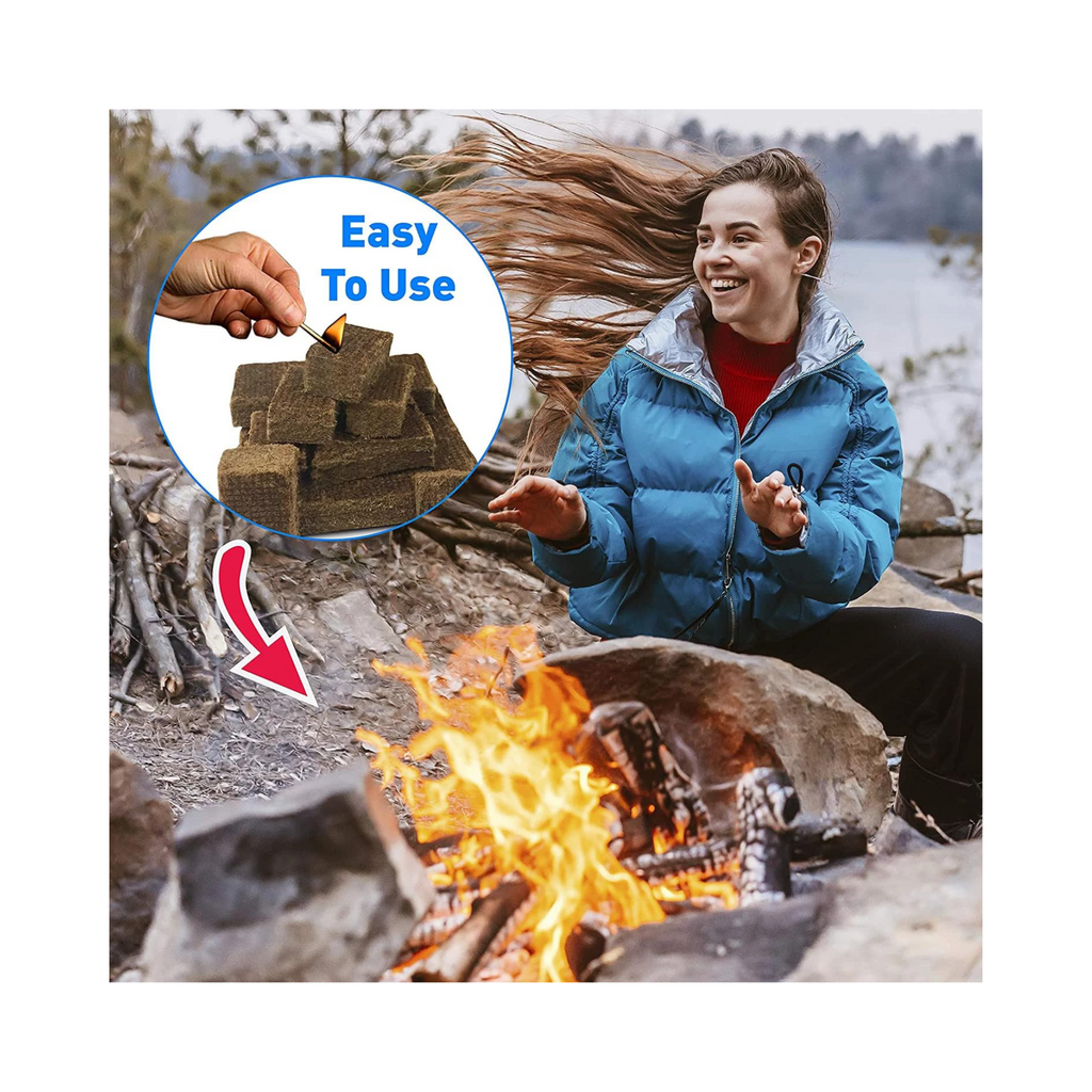 Emergency Fire Starter Cubes Wax Wood Igniter
