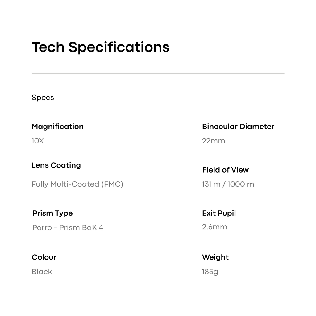 Pie Matrix Sport Binoculars 8X22 Magnification (Compact)
