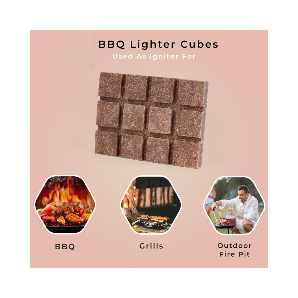 Emergency Fire Starter Cubes Wax Wood Igniter