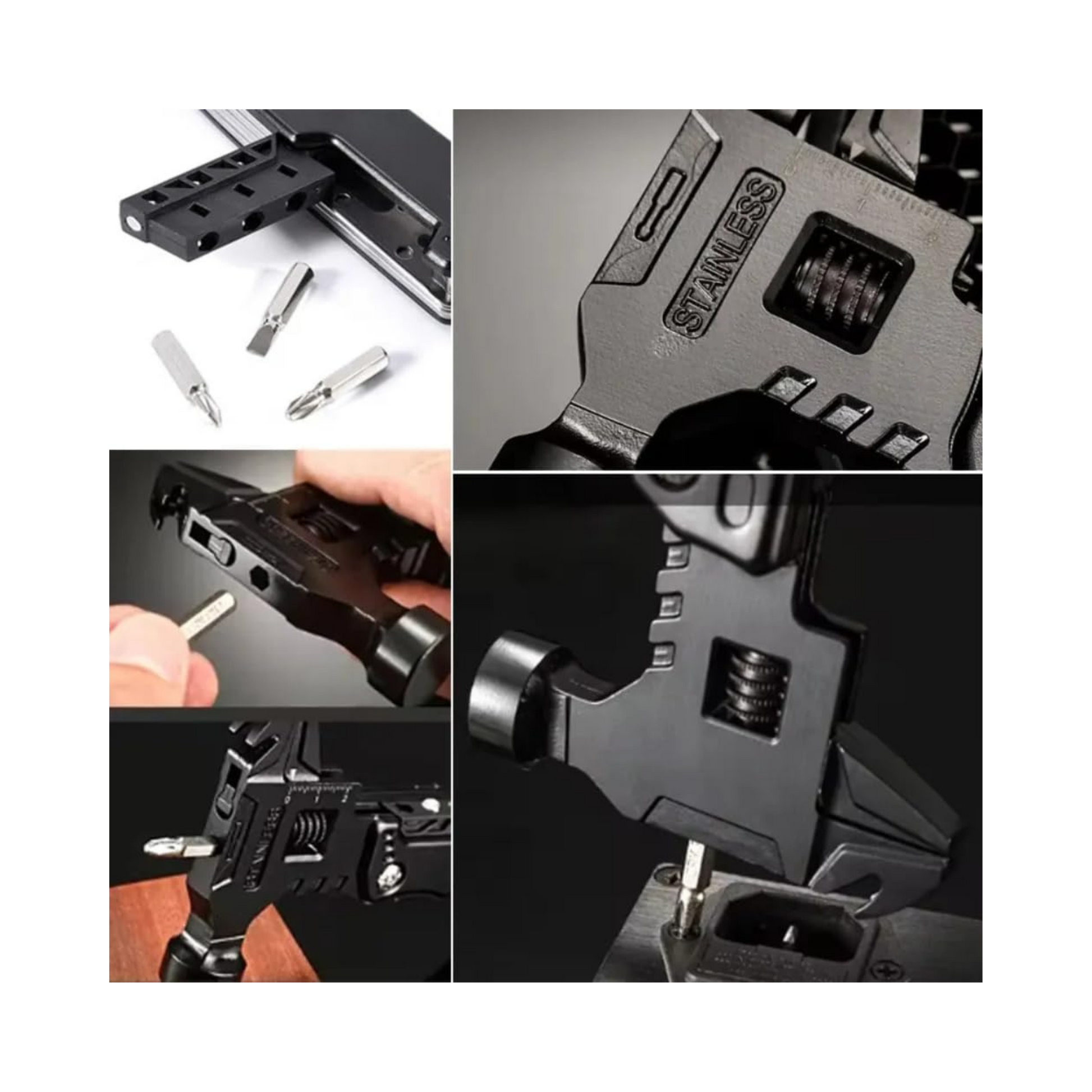 16 in 1 Multi-Tool Hammer Stainless Steel